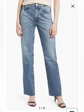 Ag Adriano Goldschmied Alexxis Women's Straight Leg Jeans Bohemian Charm NWT
